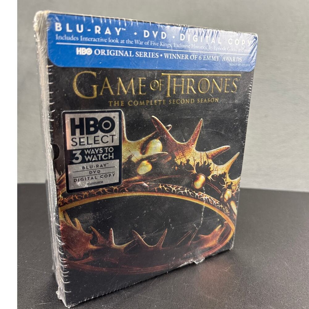 Game of Thrones: The Complete Second Season 2Pack Box Set Blu-ray DVD New Sealed